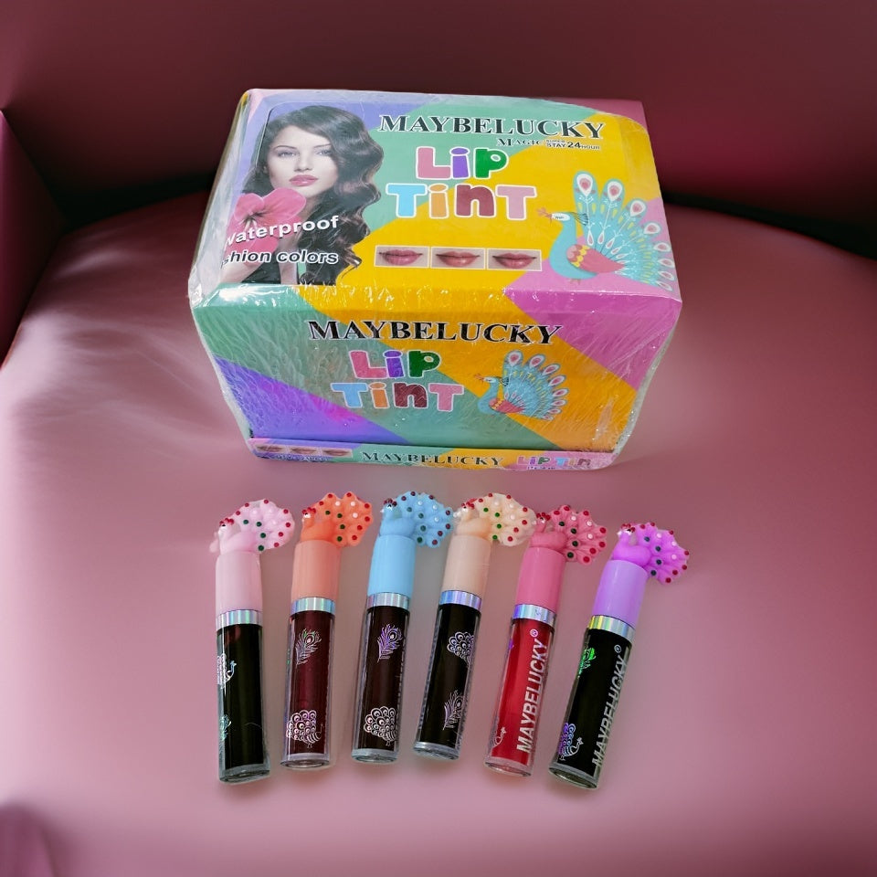 Maybelucky 24-Piece Waterproof Lip Tint