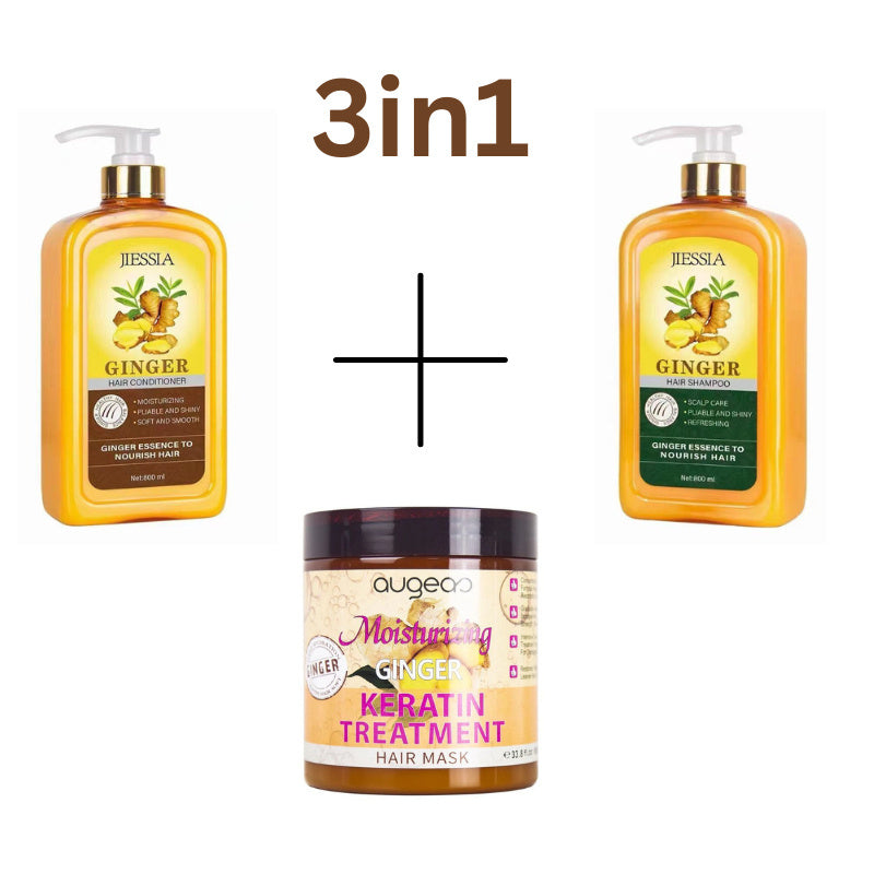 Ginger Root Booster Shampoo & Hair Mask Set