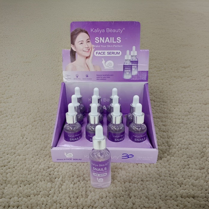 Kaliya Beauty Snail Face Serum 12 Pcs Set