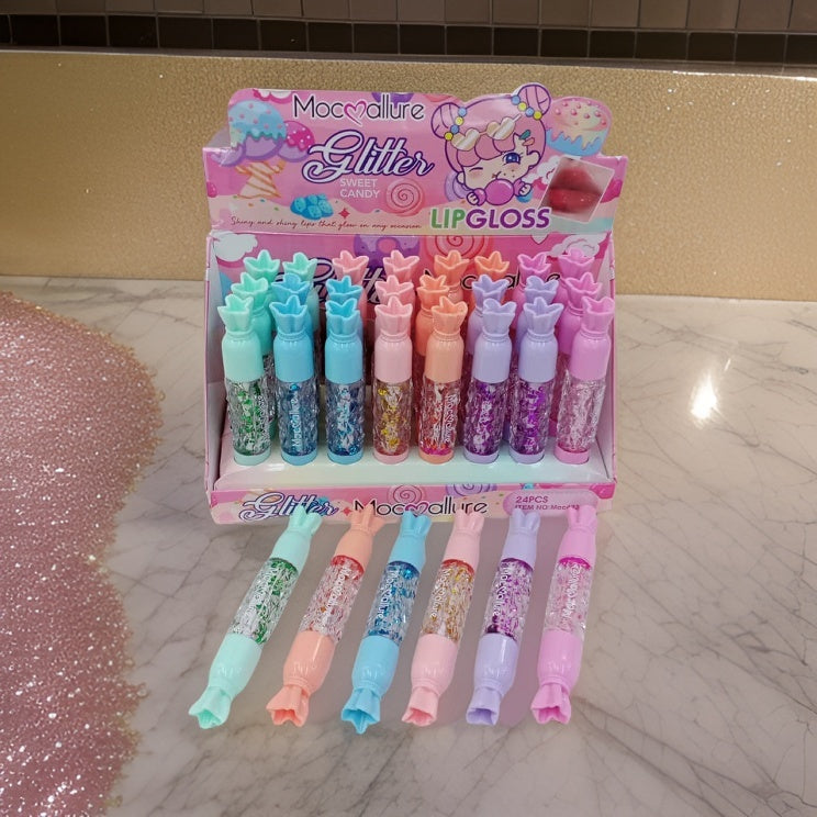 Mocmallure Glitter Lip Gloss 24 Pcs Set