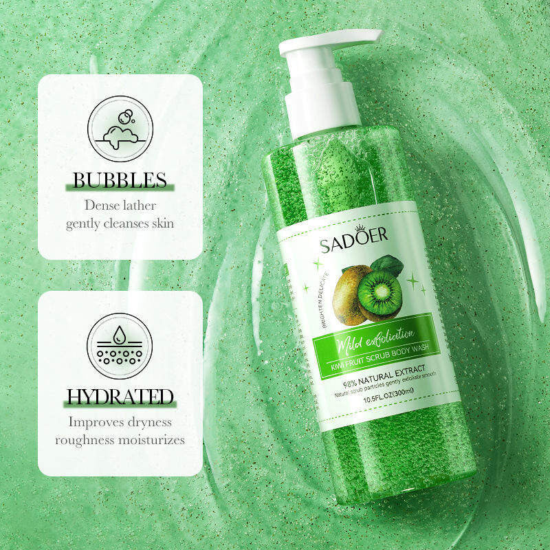 SADOER Kiwi Scrub Body Wash