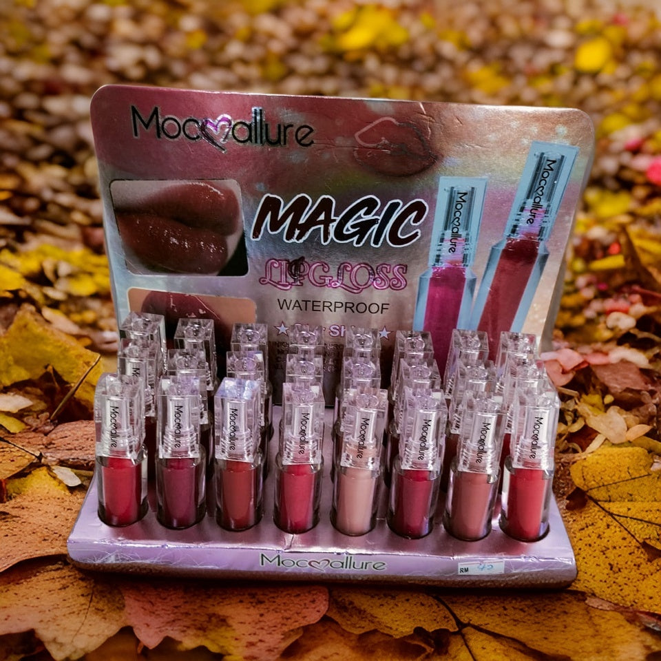 MocMallure Waterproof Lip Gloss 24 Shades