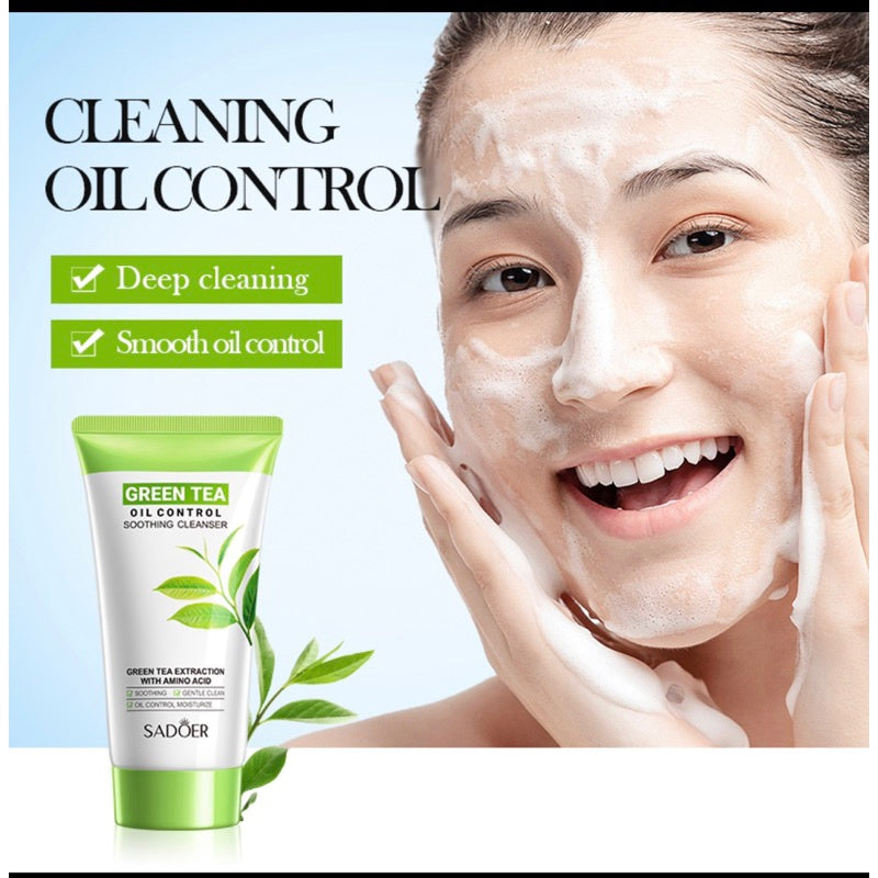 Green Tea Deep Cleaning Oil Control Face Wash