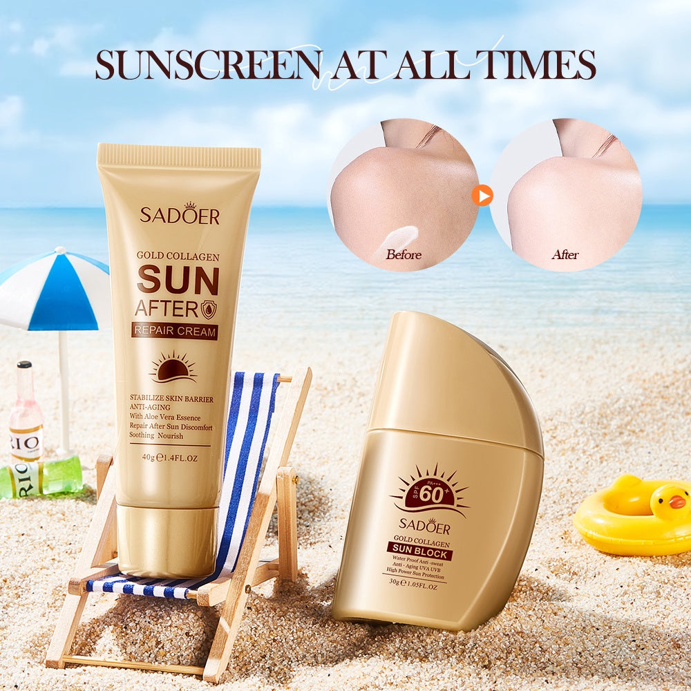 ROREC SADOER SPF60+ Collagen Sun Kit