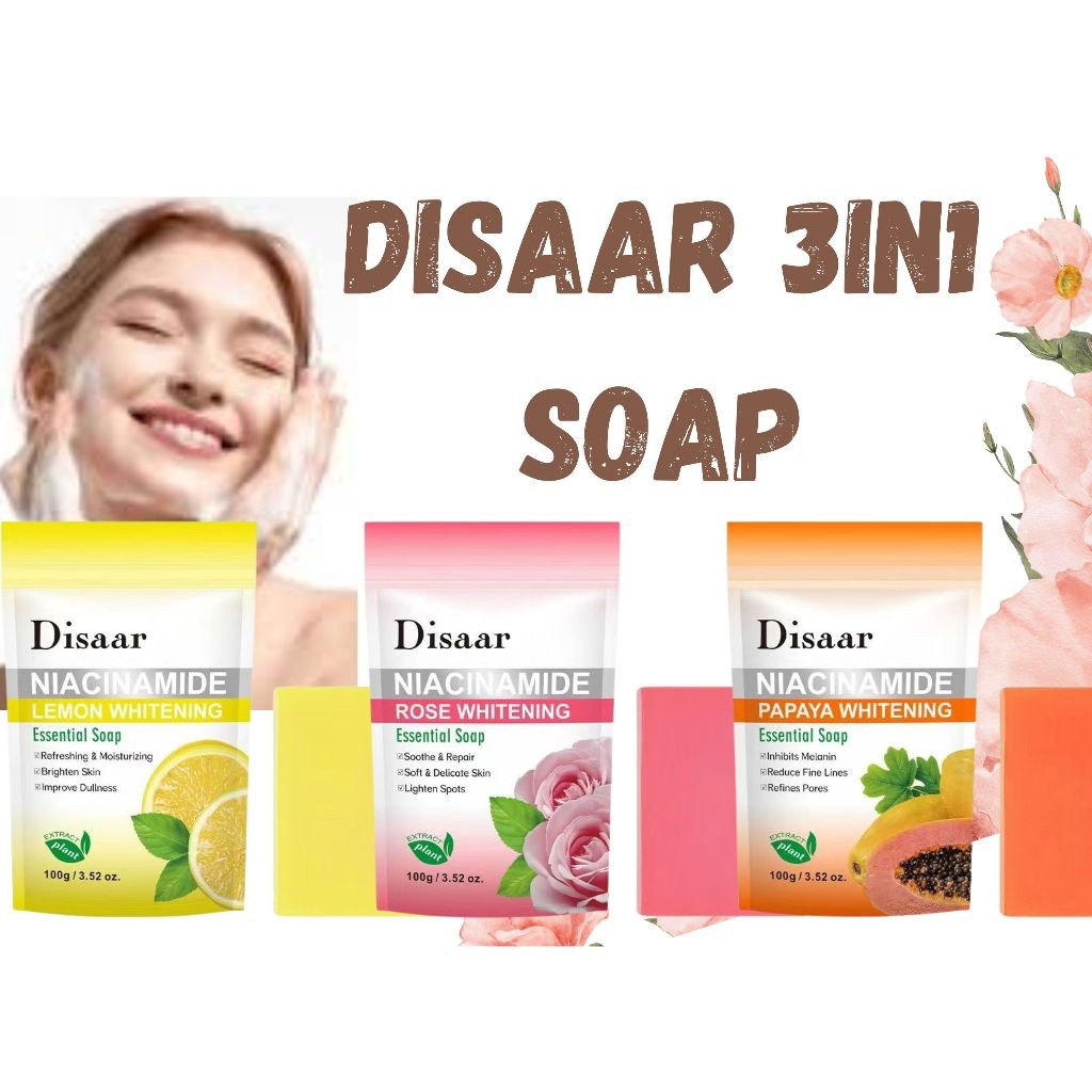DISAAR Niacinamide Whitening Soap