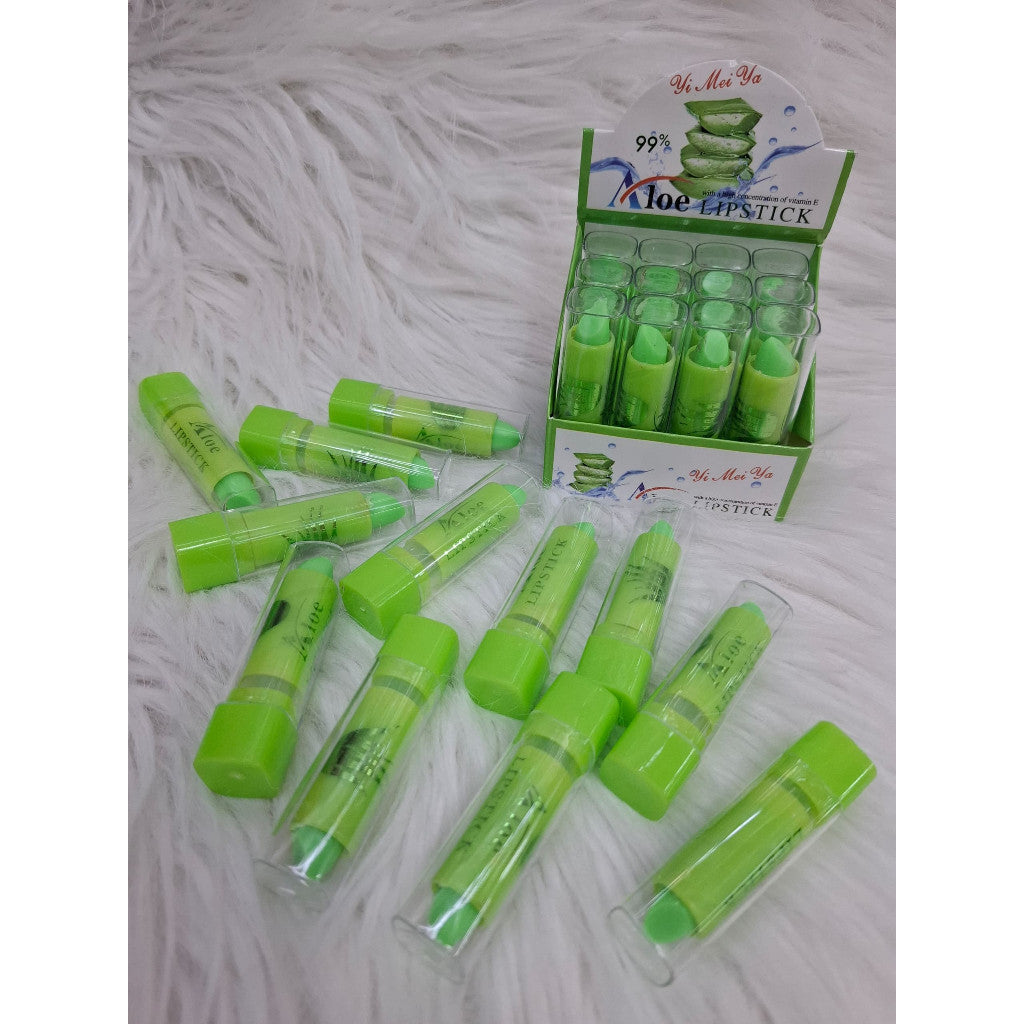 Aloe Vera Lip Stick 12pcs Set with Vitamin E