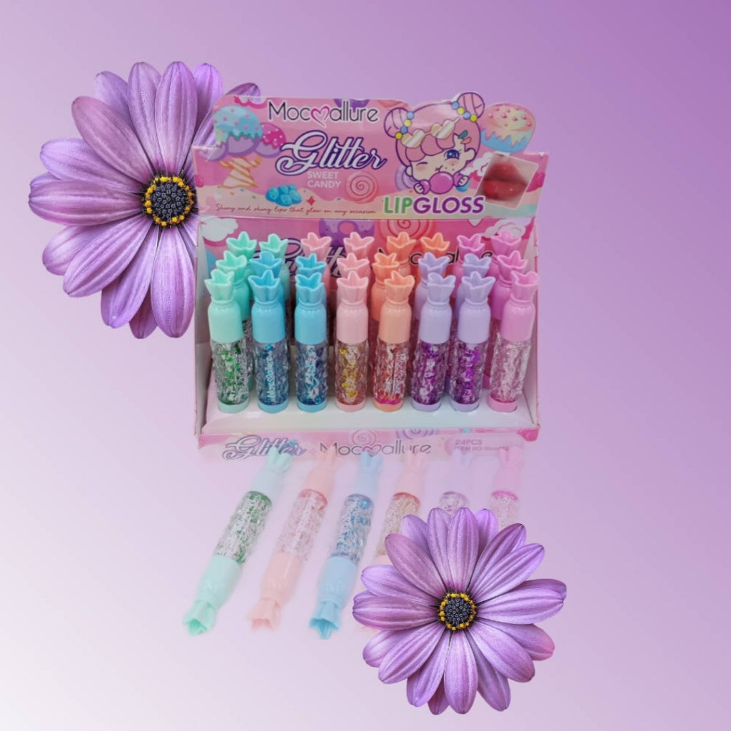 Mocmallure Glitter Lip Gloss 24 Pcs Set