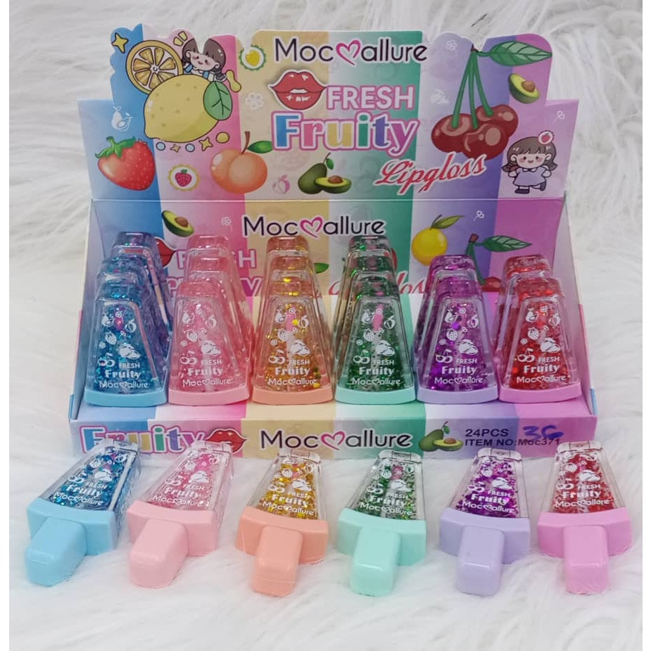 Juicy Fresh Fruity Lip Gloss Set 24 Pieces