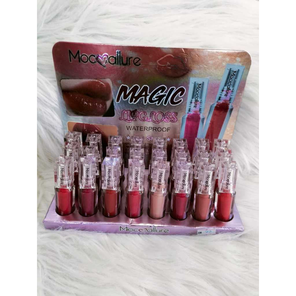 MocMallure Waterproof Lip Gloss 24 Shades