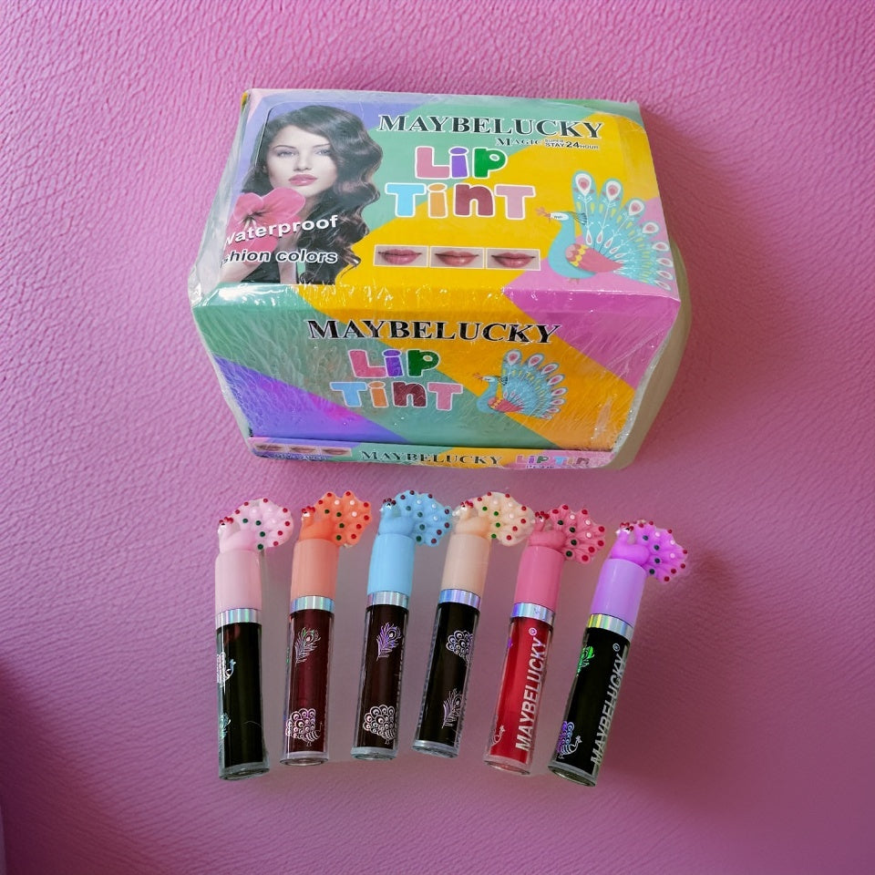 Maybelucky 24-Piece Waterproof Lip Tint