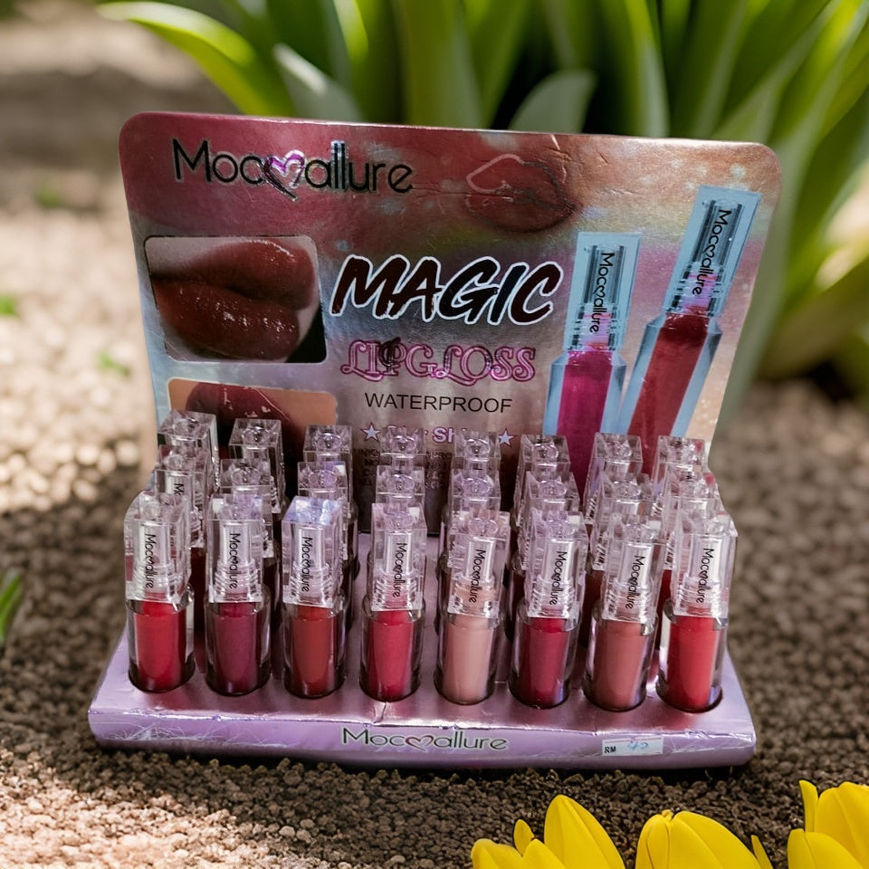 MocMallure Waterproof Lip Gloss 24 Shades