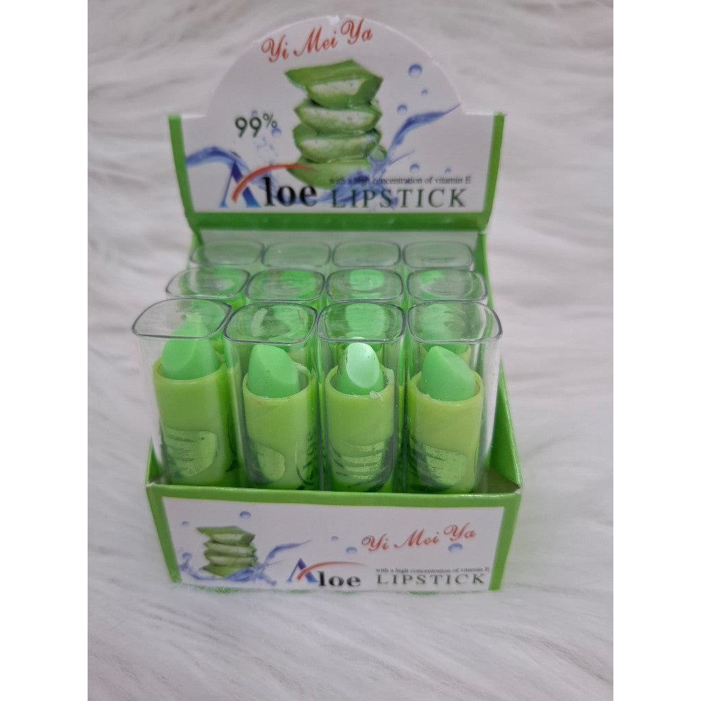Aloe Vera Lip Stick 12pcs Set with Vitamin E