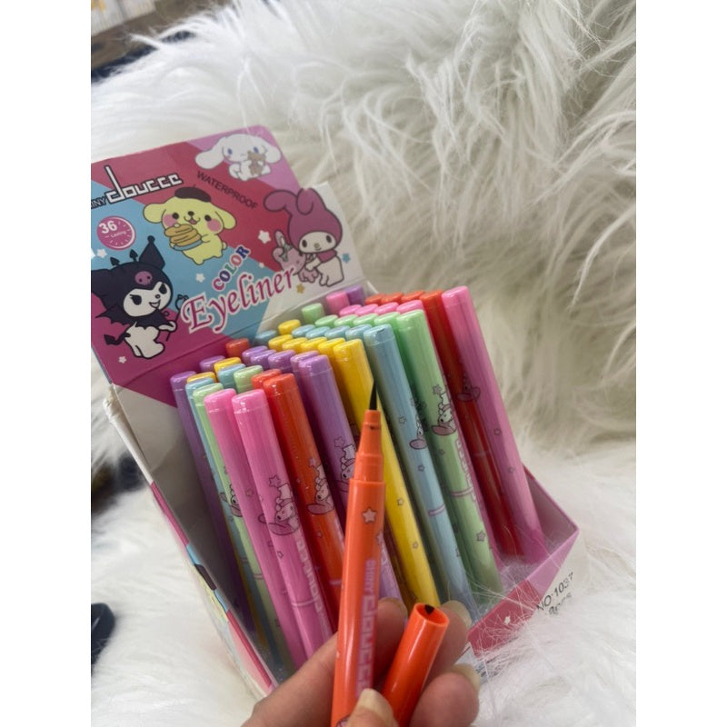 Douccé Waterproof Shiny Eyeliner 48pcs Box
