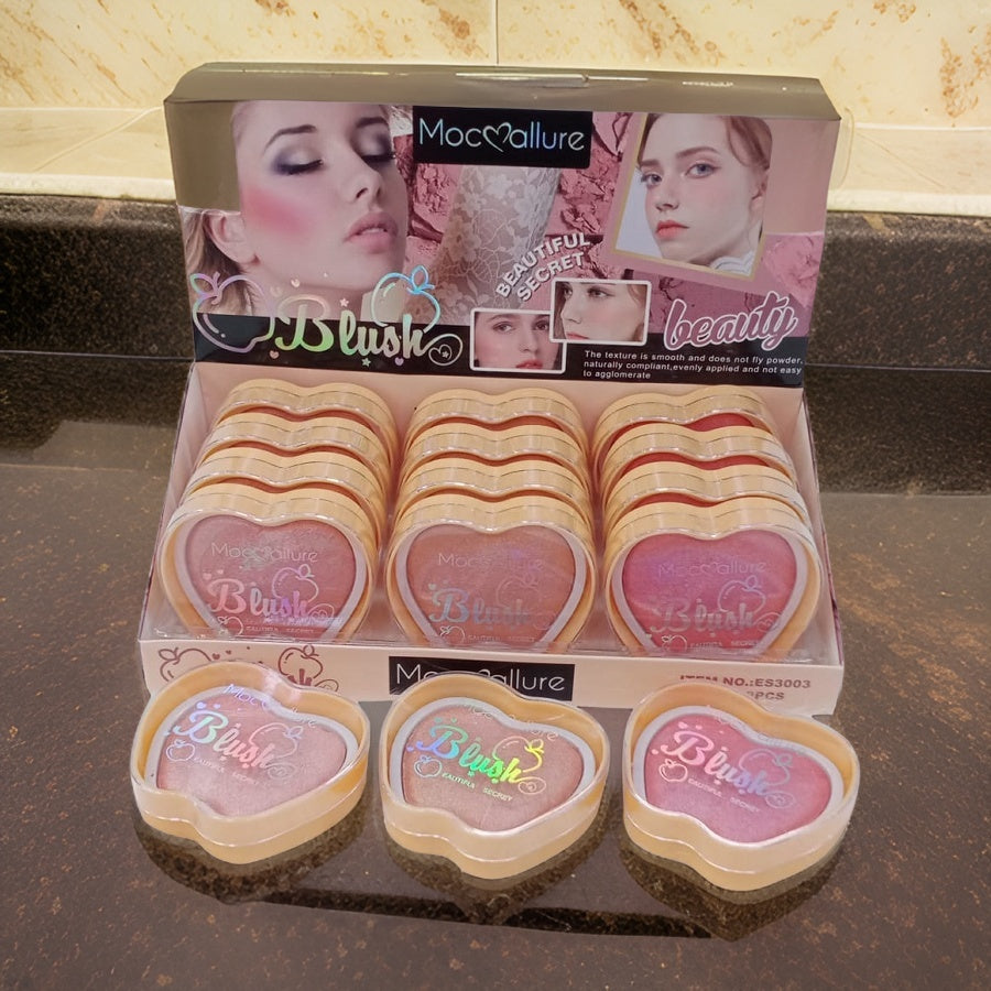 Blush Beauty Powder by MocMallure 12pcs Box