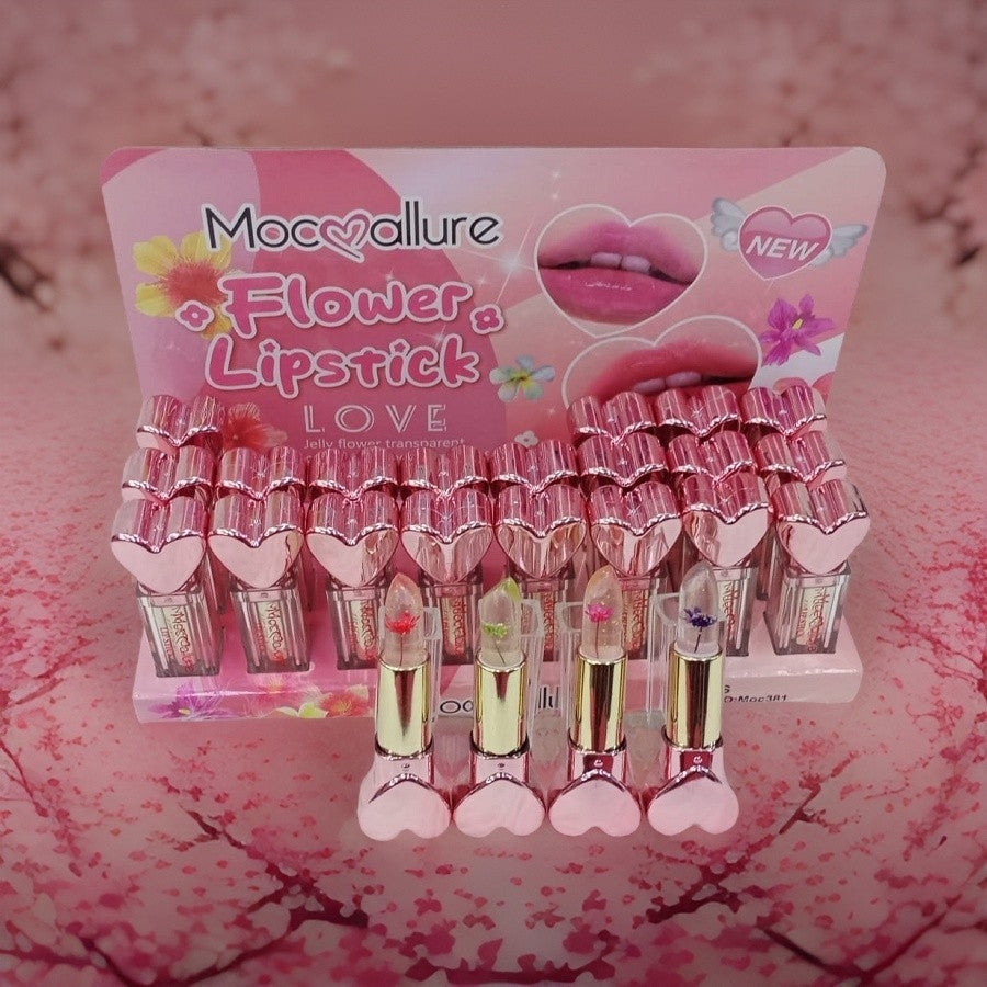 MocMallure Flower Jelly Lipstick 24pcs Box