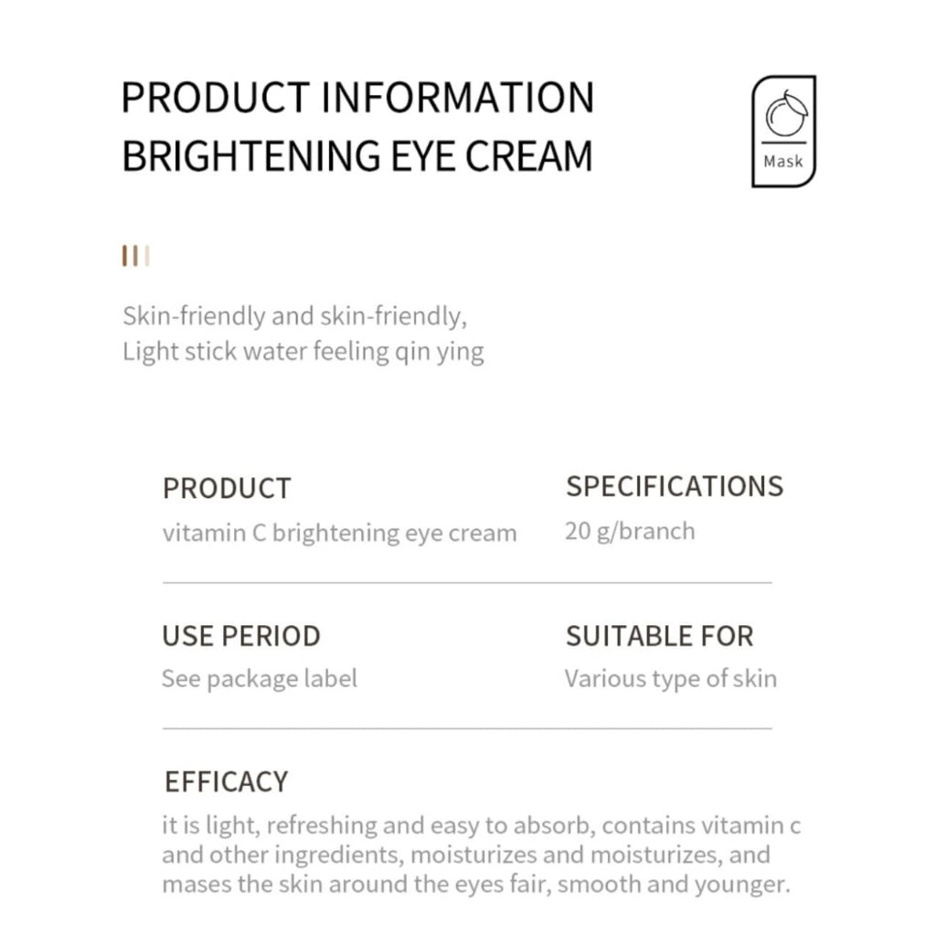 Sadoer Vitamin C Brightening Eyecream