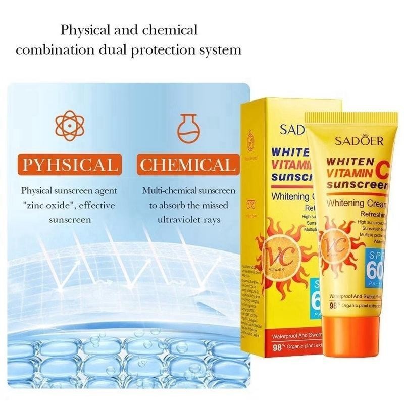 SADOER SPF60+ Vitamin C Sunscreen