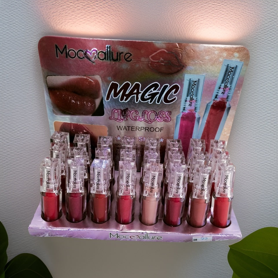 MocMallure Waterproof Lip Gloss 24 Shades