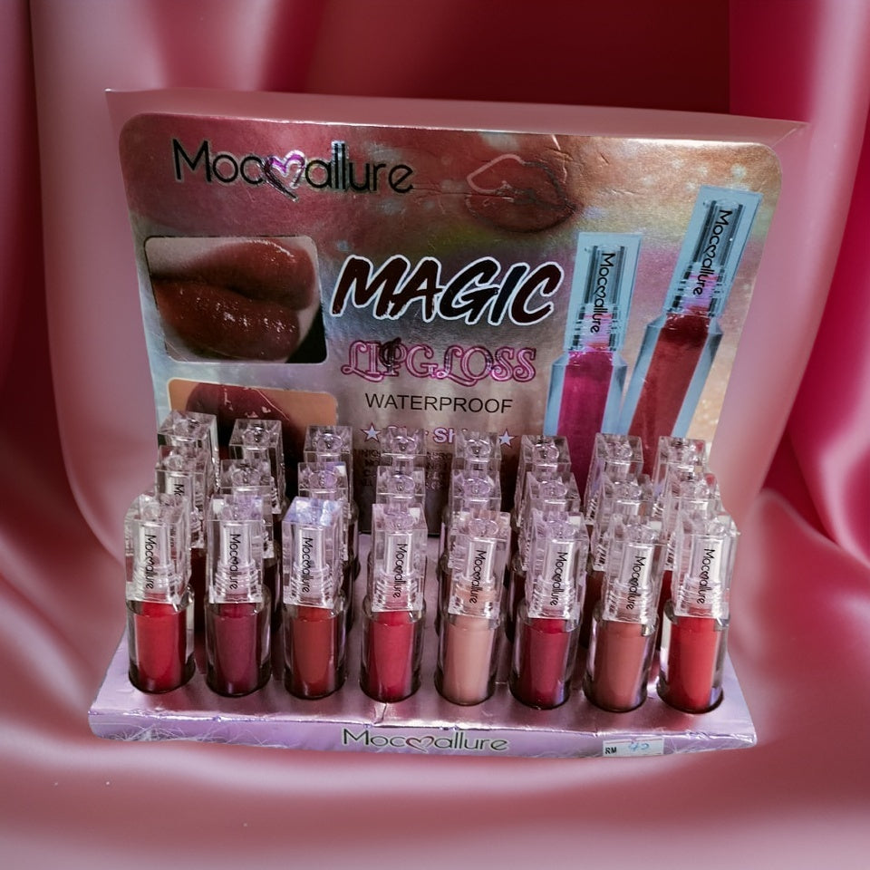 MocMallure Waterproof Lip Gloss 24 Shades
