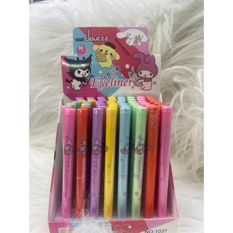 Douccé Waterproof Shiny Eyeliner 48pcs Box