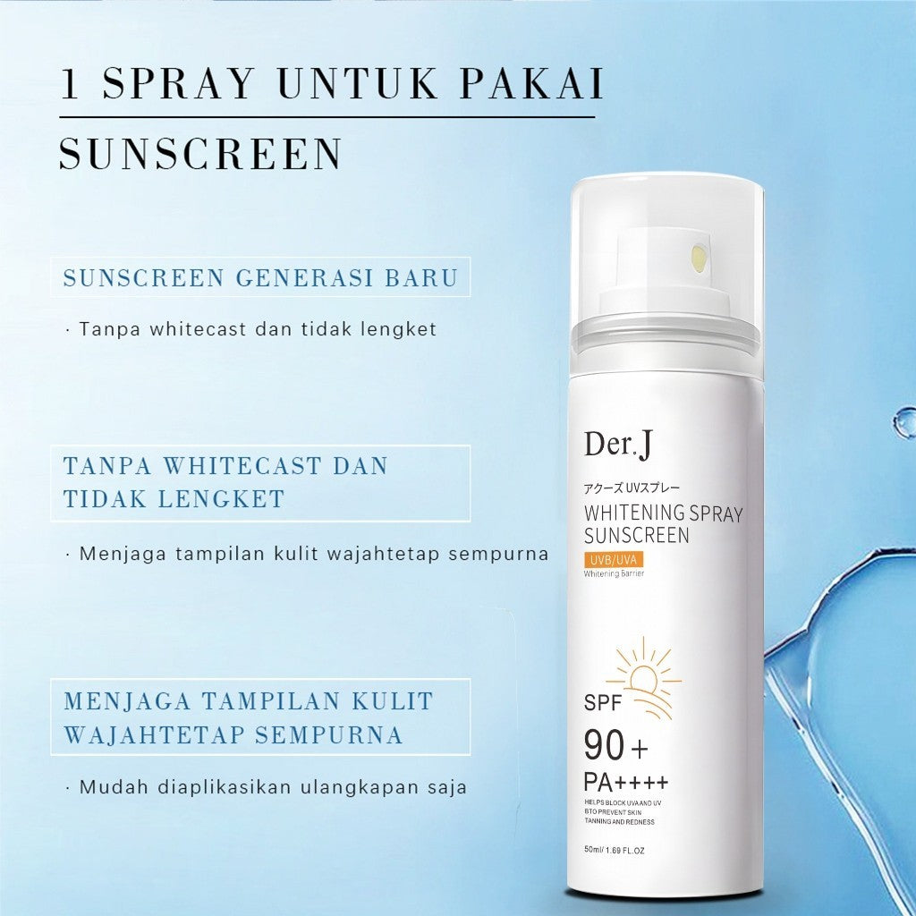 Der.J Sunscreen Spray – SPF90, UV Protection