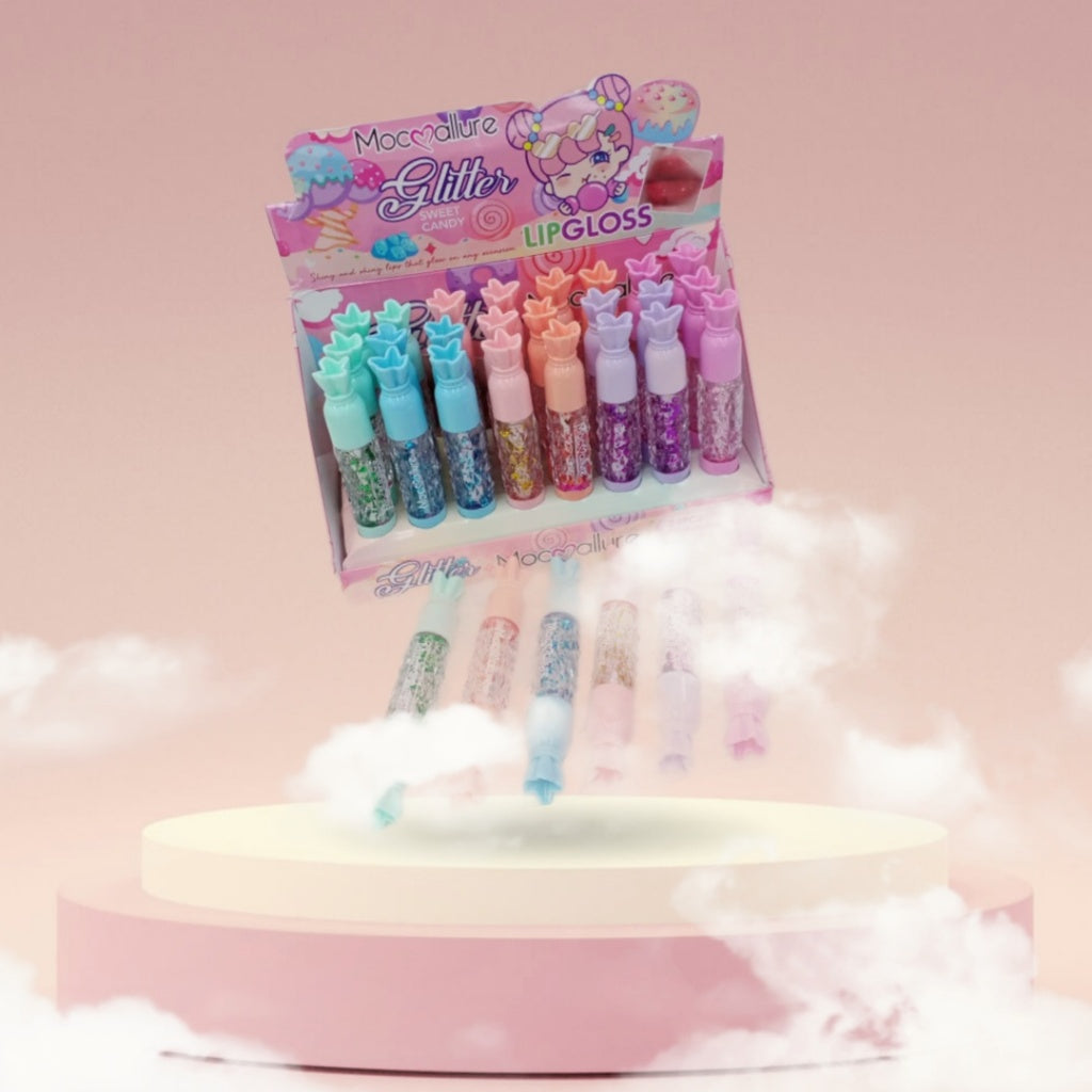 Mocmallure Glitter Lip Gloss 24 Pcs Set