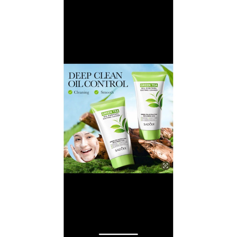 Green Tea Deep Cleaning Oil Control Face Wash