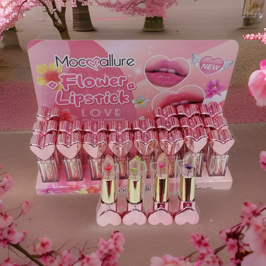 MocMallure Flower Jelly Lipstick 24pcs Box