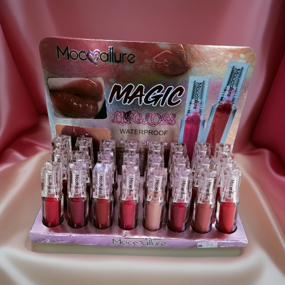 MocMallure Waterproof Lip Gloss 24 Shades