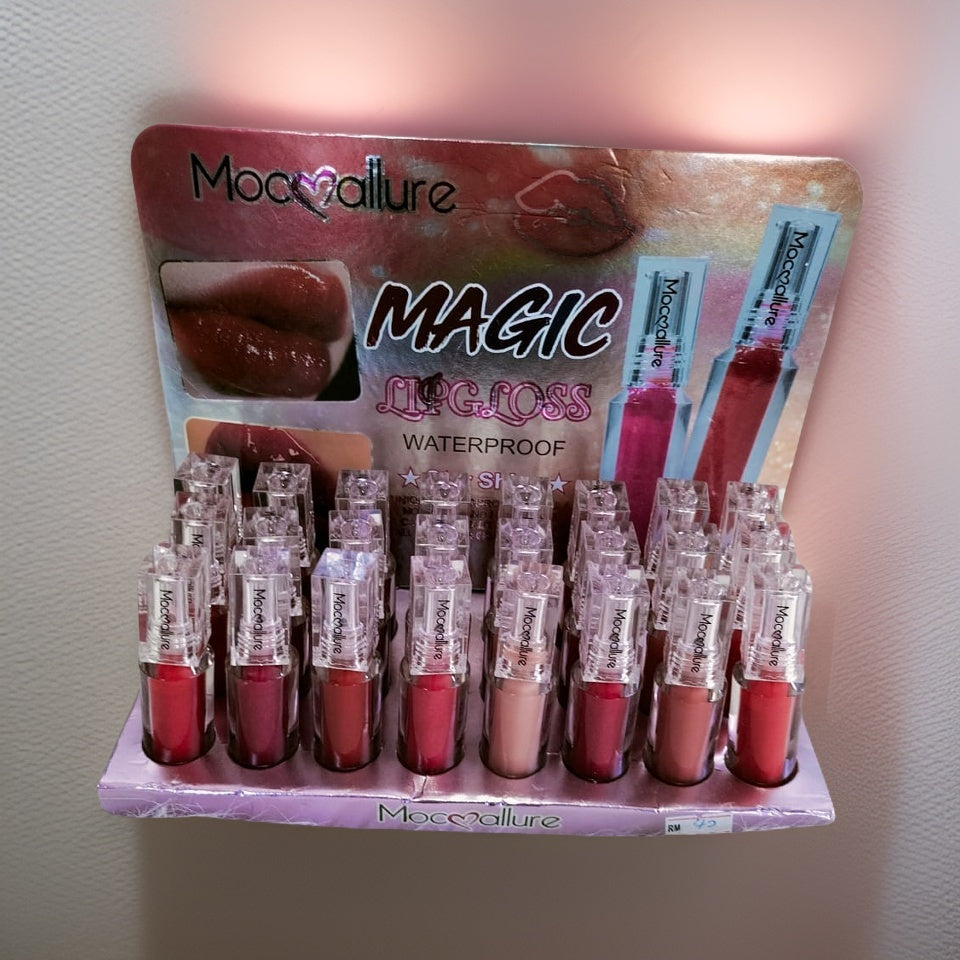 MocMallure Waterproof Lip Gloss 24 Shades