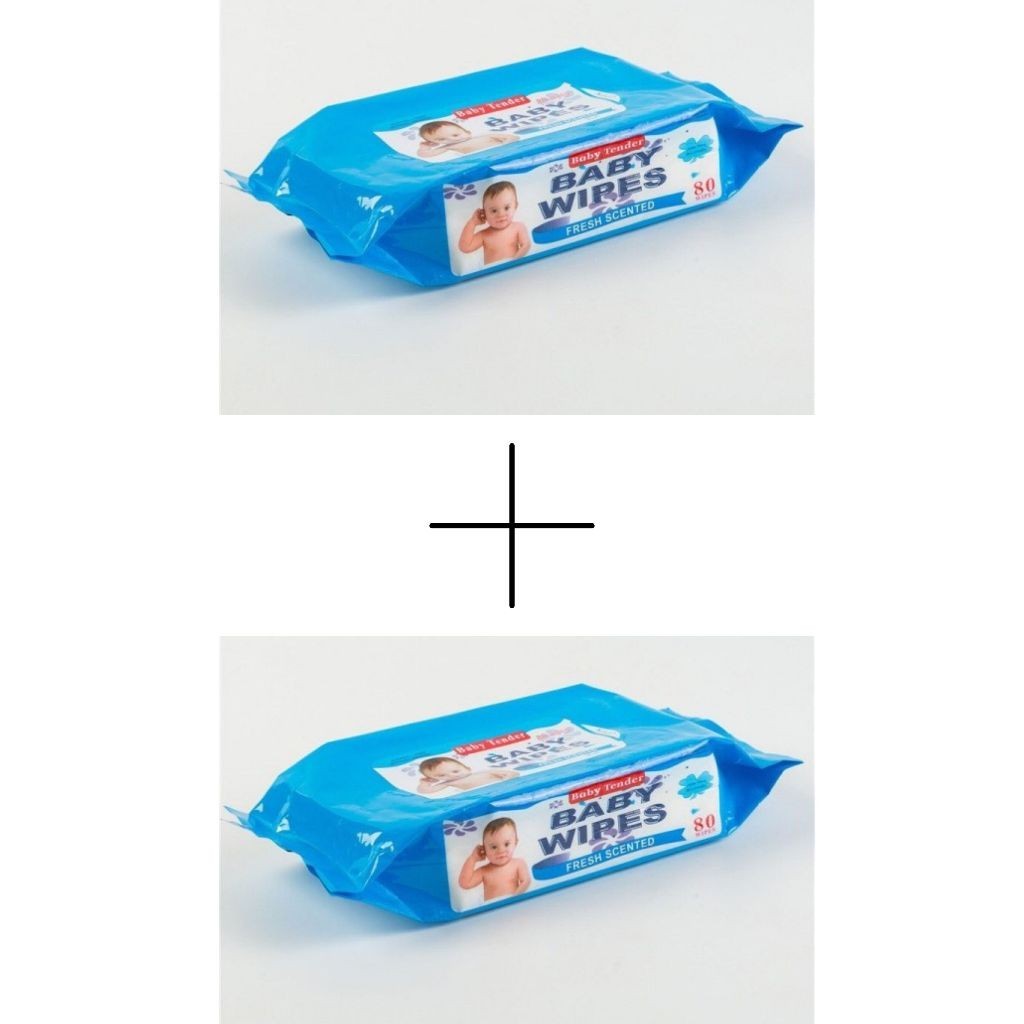 Baby Tinder Fresh Scented Baby Wipes 80pcs