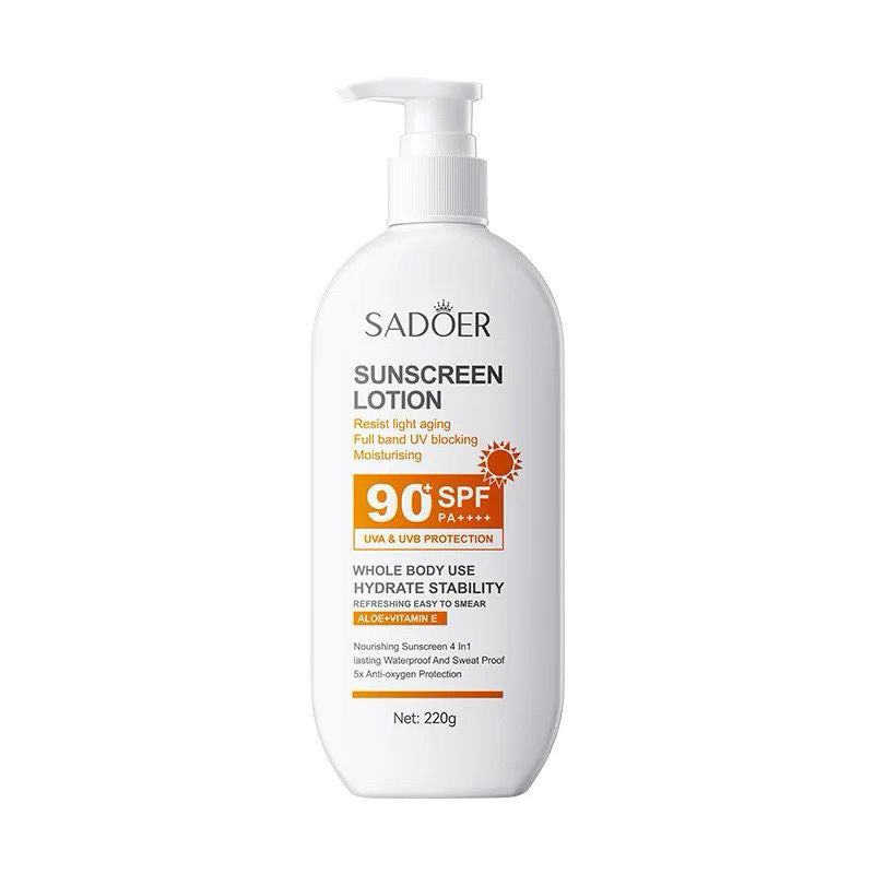 SADOER UVB UVA Sunscreen Lotion SPF 90+