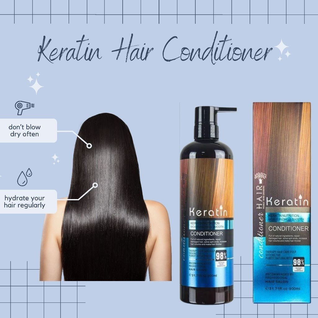 Original Keratin Hair Set (Shampoo, Mask, Serum)