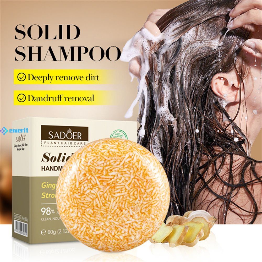 Ginger Shampoo Soap Nourishing Hair Root