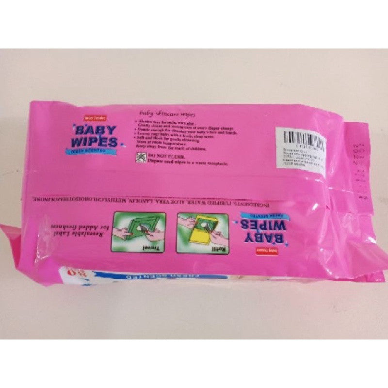 Baby Tinder Fresh Scented Baby Wipes 80pcs