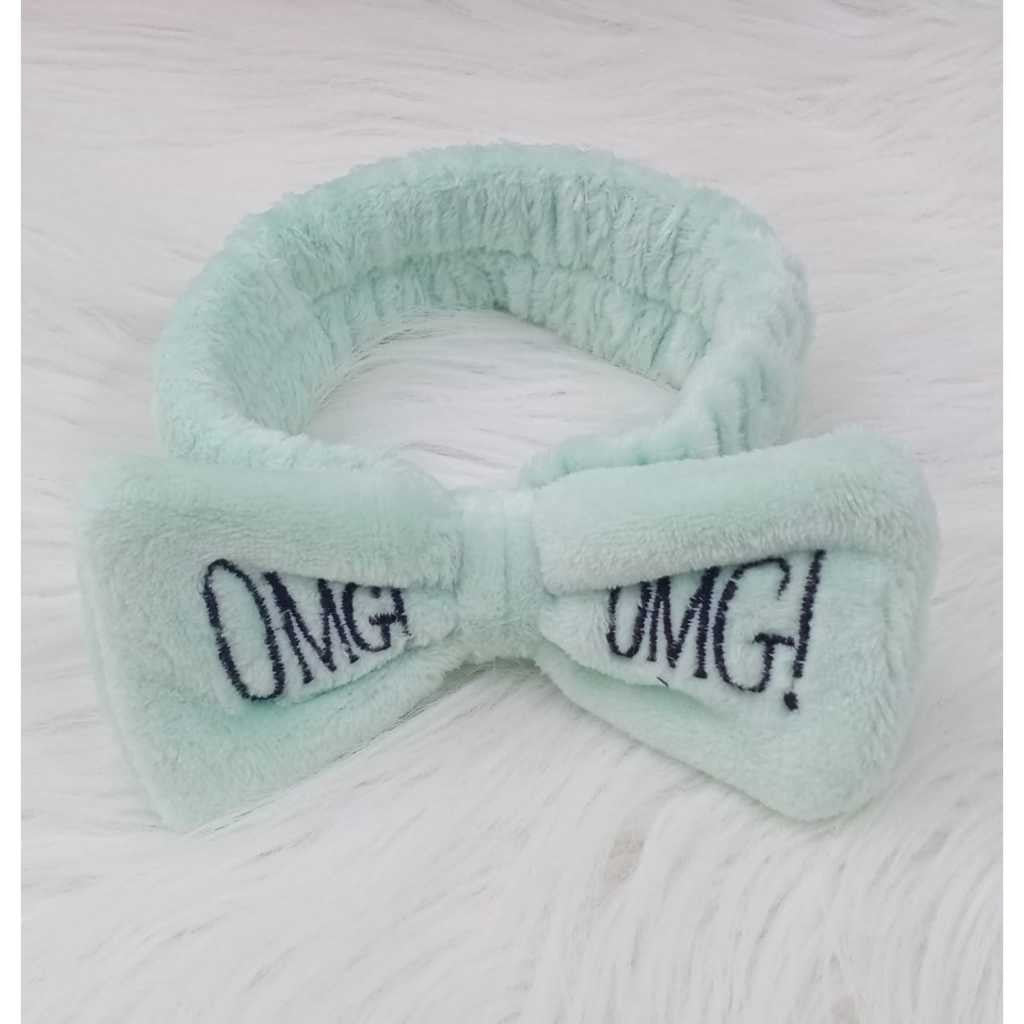 OMG Cute Cartoon Bow Fleece Hair Band