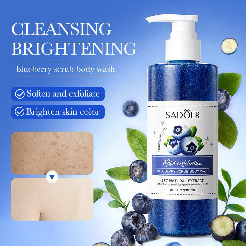 Sadoer Blueberry Body Scrub Shower Gel 300ml