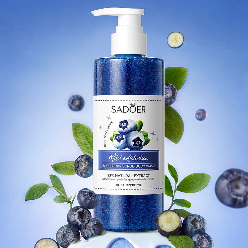 Sadoer Blueberry Body Scrub Shower Gel 300ml