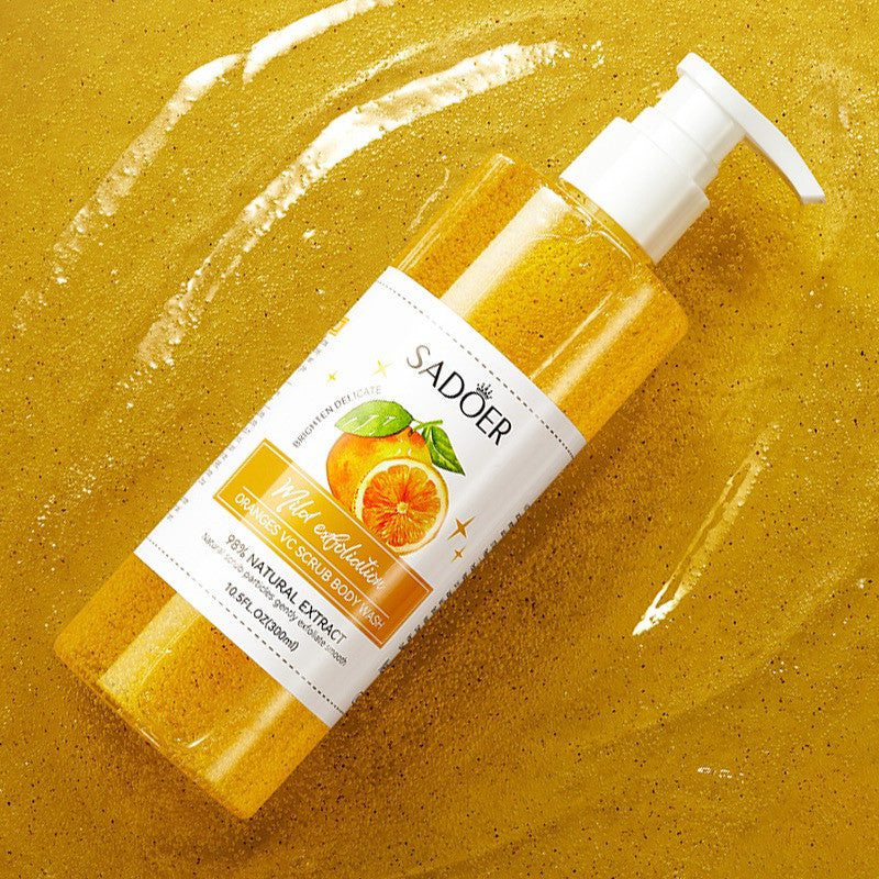 Sadoer Orange Body Scrub Shower Gel 300ml