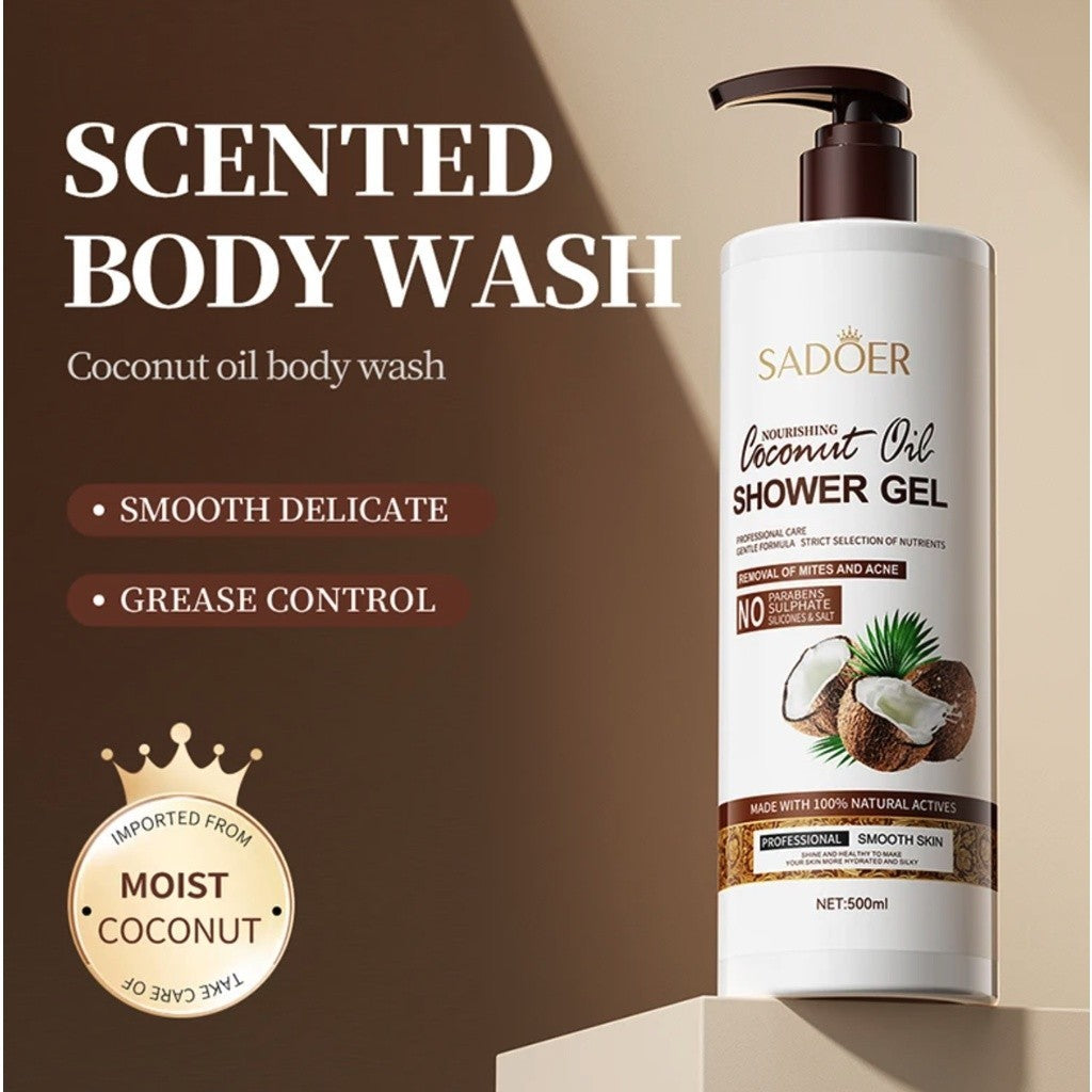 Sadoer Nourishing Coconut Oil Shower Gel
