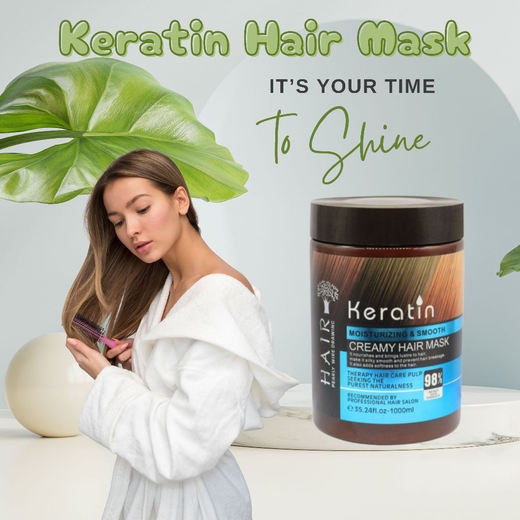 Original Keratin Hair Set (Shampoo, Mask, Serum)