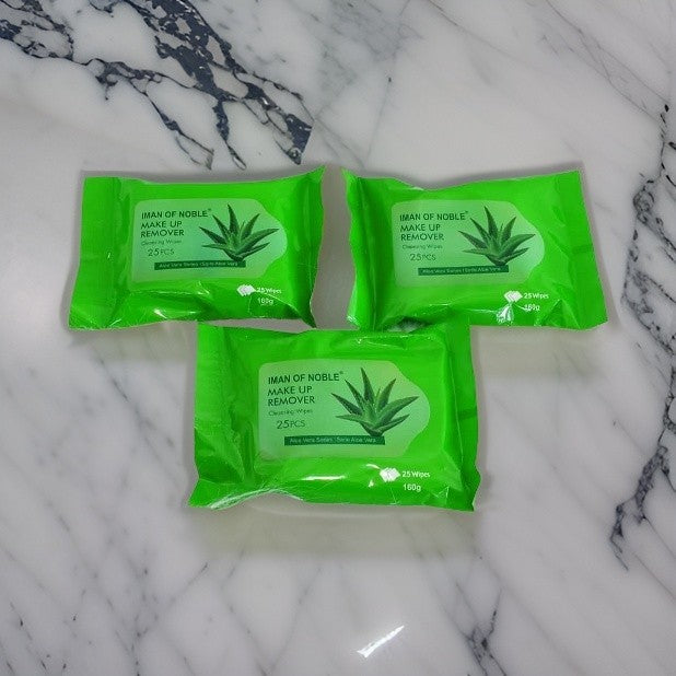 Iman of Noble Makeup Remover Wipes 25ct