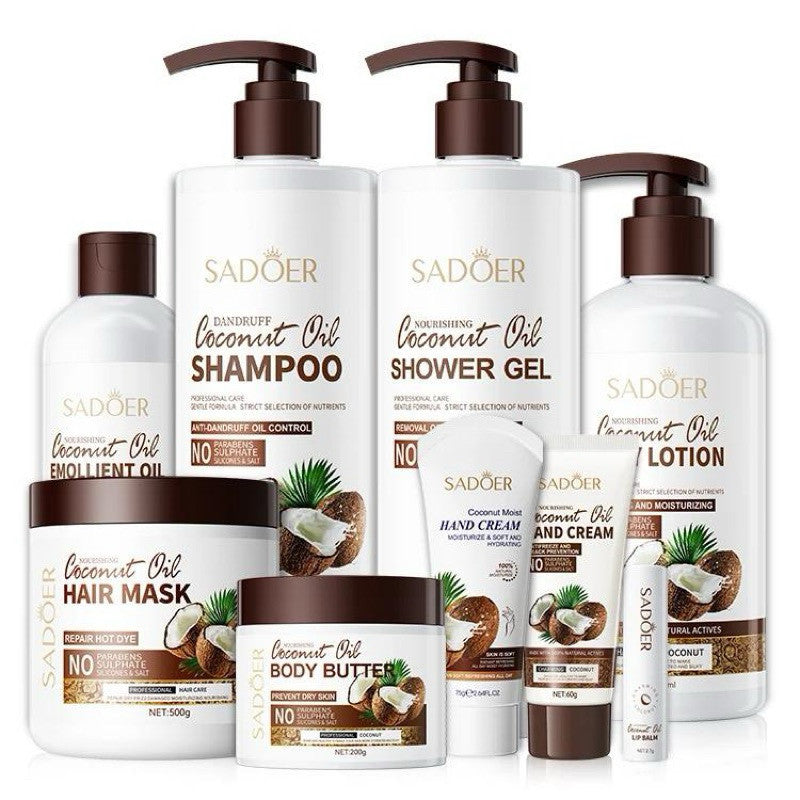 SADOER Coconut Oil Hair & Body Set