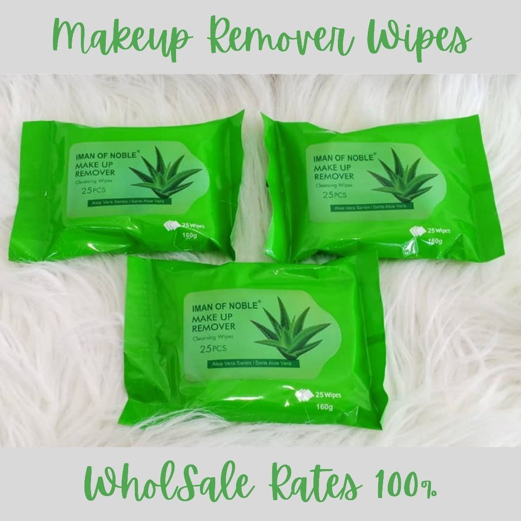 Iman of Noble Makeup Remover Wipes 25ct