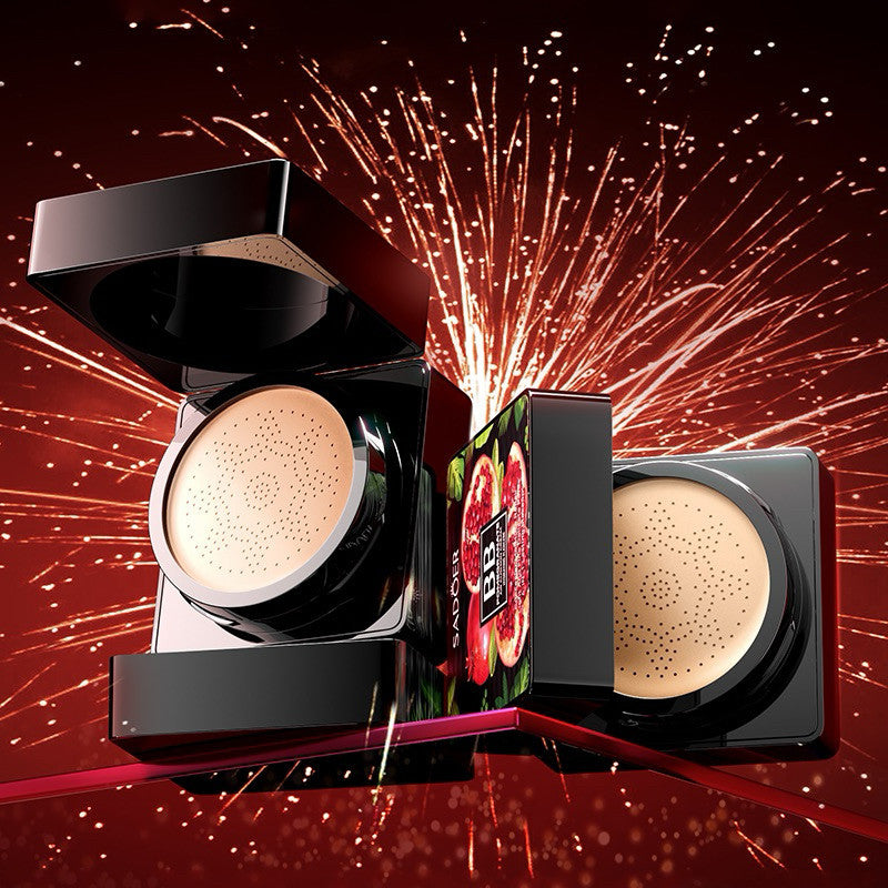 Pomegranate BB Cushion Powder First-Time Use