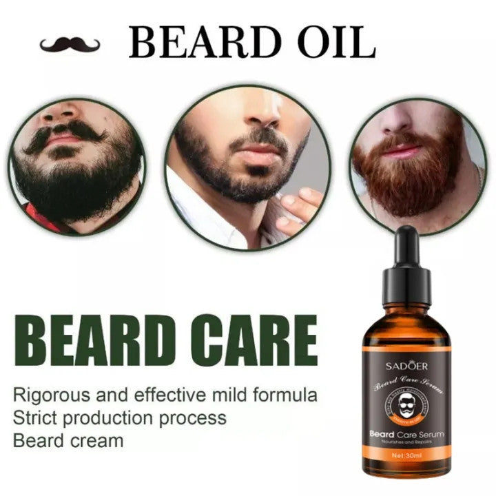 SADOER Beard Growth Essential Oil Mustache Elixir