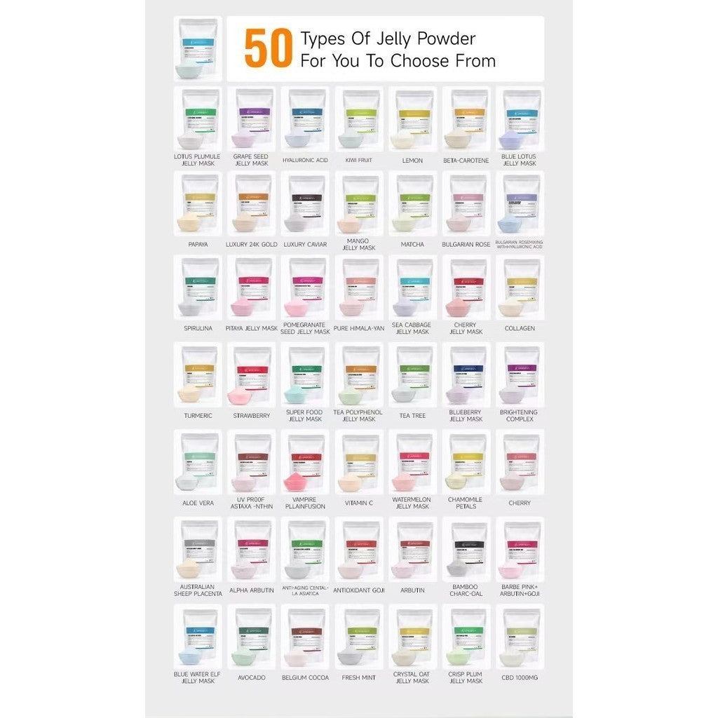 Jelly Mask Powder Rose Petal Crystal Facial Mask