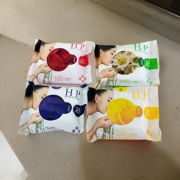 Hilton Packard 3-in-1 Action Wipes