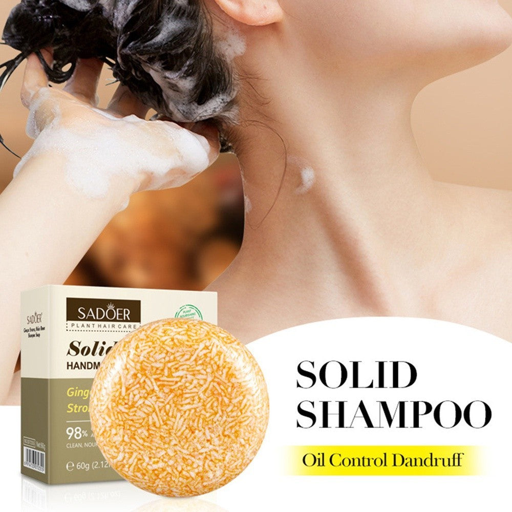 Ginger Shampoo Soap Nourishing Hair Root