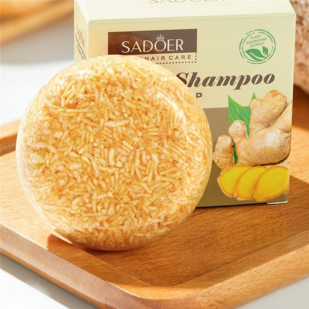 Ginger Shampoo Soap Nourishing Hair Root
